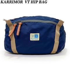 KARRIMOR バッグ カリマー VT ヒップバッグ ネイビー ベージュ KARRIMOR VT HIP BAG カジュアル クラシック ナイロン 中古品  匿名配送 イギリス ブランド 日本国内流通の正規品です 紺 ボディバッグ トラベル ファッション