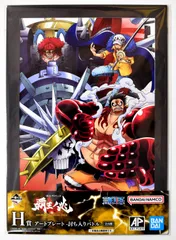 BANDAI SPIRITS 一番くじ ワンピース 覇王ノ兆 with ONE PIECE TREASURE CRUISE H賞 黒 アートプレート 討ち入りバトル