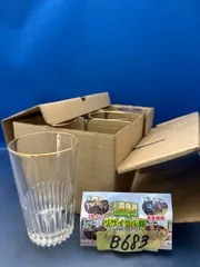 昭和レトロ　HOYAクリスタル　ガラスコップ　6個セット