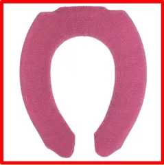 【送料無料 】ローズピンク_2. トイレ便座カバー U型 オカ 乾度良好 Dナチュレ U型専用 便座カバー (ローズピンク)