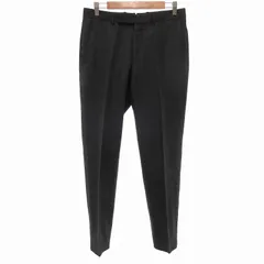 エルメネジルドゼニア Ermenegildo Zegna ウール リネン混 スリム トラウザーズ パンツ 46 ダークグレー /UOのサムネイル