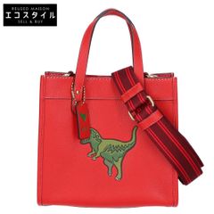 COACH コーチ CF084 レッド フィールド トート 22 レキシー