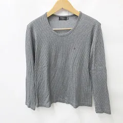 エポカ ウォモ EPOCA UOMO カットソー Tシャツ 長袖 丸首 刺繍 ビジュー グレー 50のサムネイル