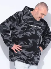 UNDER ARMOUR (アンダーアーマー) LOOSE カモフラージュ柄 裏起毛 ライバルフリース プルオーバー パーカー