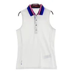 サイズ： RLX ラルフローレン  ノースリーブポロシャツ  ホワイト系 [240101509054] ゴルフウェア レディース ストスト