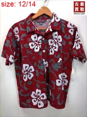 クイックシルバー Quiksilver 90S USA製 メッシュアロハシャツのサムネイル