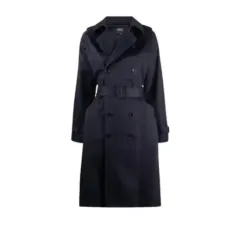 A.P.C. アーペーセー ショートトレンチコート ブラック XS 80's コート｜FEMME ｜A.P.C. | アーペーセー日本公式オンライン