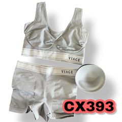 [VIAGE] ヴィアージュ ナイトブラ & ショーツ セット (, ブラSM/ショーツM) ヒップアップ 着圧 ノンワイヤー ストレスフリー　管理CX393