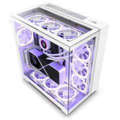 【新品未使用・未開封　メーカー保証付き】NZXT H9 Elite 2層構造 ミドルタワー ピラーレス　PCケース 強化ガラスモデル White CM-H91EW-01 CS8577 ホワイト