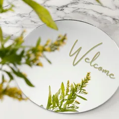 【追跡あり】ウェルカムボード　ミラー　ウェルカムスペース　ウェルカムシール