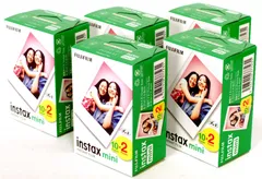 富士フイルム チェキ インスタントカラーフィルム instax mini 2P×5 計100枚 