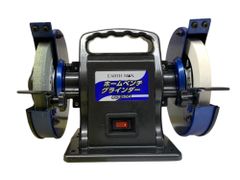 EARTH MAN(アースマン) ホームベンチグラインダー 研磨機 電動工具  動作確認OK  BGR-150A 縦21cm横30cm高さ21㎝ ブラック 工具/025