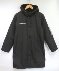 supreme ✖︎championコラボナイロンパーカー　Lサイズ　ブラック Supreme Champion Zip Up Hooded Sweatshirt | チャンピオン