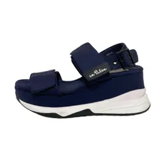 LANVIN en Bleu(ランバンオンブルー) サンダル S レディース - ダークネイビー ウェッジソール