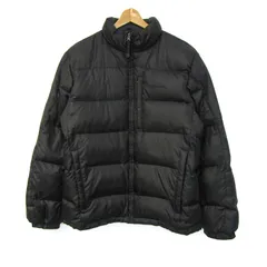 エディー・バウアー ダウンジャケット goosedown ジャンパー アウター グースダウン メンズ Mサイズ ブラック Eddie Bauer 【中古】