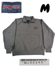JANSPORT ハーフジップカレッジロゴプリントトレーナーM　MJ00240のサムネイル
