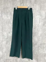 Spick & Span スピック＆スパン ストレート カラーパンツ スラックス パンツ size38/緑 ■■ レディース