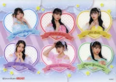 【中古】卓上マット 超ときめき宣伝部 オリジナルB4プラマット D(2段/枠：ハート) 「超ときめき宣伝部×ROUND1」 コラボパック限定ノベルティ 前半