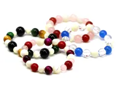 家庭円満 4個セット パワーストーン ブレスレット 天然石 パパママぼくわたし ペアブレスレット