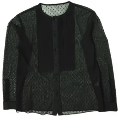 ASTRAET アストラット 20AW 日本製 ピンタックシアーブラウス 5421-270-0110 Free ブラック UNITED ARROWS 長袖 ドット シャツ トップス g19468