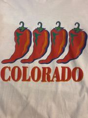 90s  唐辛子　キャロライナリーパー　ハバネロ　メキシコ　チリ　コロラド　COLORADO　ヴィンテージ　Tシャツ