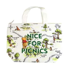  ディズニー 保冷保温ミニトート　お弁当かばん 地図 くまのプーさん 