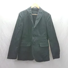 ◇ ⊇ VISARUNO ビサルノ シンプル ビジネス フォーマル 長袖 ジャケット サイズM ブラック メンズ E  【1504240017747】