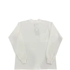 Goodwear グッドウェア L/S MOCK NECK POCKET TEE ロングスリーブ モックネック ポケットティー Tシャツ 長袖  WHITE 新品