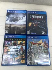 送料無料 PS4ソフト まとめ売り 4本セット　ファイナルファンタジーXV スパイダーマン マイルズモラレス グランドセフトオートV ドラゴンクエストX　88223-1-032-①