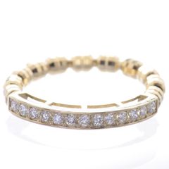 Cartier マイヨンパンテール ハーフダイヤ セミパヴェ リング 52 PG