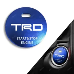お買い得モデル TRD プッシュスタートスイッチ イルミ純正スカイブルー パーツ