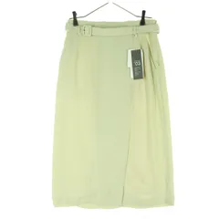 未使用 green label relaxing グリーンレーベルリラクシング ミモレ丈スカート 40 ホワイト ユナイテッドアローズ レディース 古着