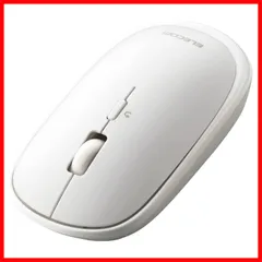 ワイヤレスマウス Bluetooth エレコム Slint M-TM10BBWH/EC 薄型 静音 4ボタン プレゼンモード機能付 Windows Mac Android iOS iPadOS FireOS対応 ホワイト