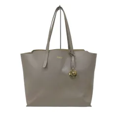 2024年最新】フルラ FURLA Sally トートバッグ レザー グレーベージュ 