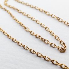 ＊1m切り売り＊ ステンレスチェーン 小豆 ダイヤモンドカット 1mm幅 アズキチェーン ch007