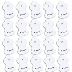 10セット20枚入り[EMS交換ジェルパッド ジェルシート]互換性 互換品替えパッド 非純正 オムロン社のロングライフパッドに接続互換性あり 筋肉運動補助器具