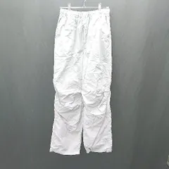 ◇ ◎●未使用●⊂ GU ジーユー ウエストゴム 紐あり パラシュートパンツ サイズ S グレー系 レディース E  【1412090064234】