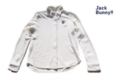 【中古】ジャックバニー｜JACK BUNNY｜ボタンダウン長袖鹿の子シャツ｜レディースゴルフウェア｜1