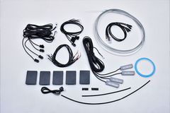 アンビエントライト 車 LED テープライト 雰囲気ライト 車内装飾ライト フットランプ インテリアライト 補助照明　アンビエントライティングシステムII