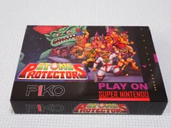 SFC★STONE PROTECTORS SNES 海外版 北米版 美品★箱付・説明書付・ソフト付★動作確認済