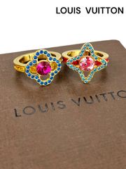 ● LOUIS  VUITTON ルイヴィトン LV バーグアイキャンディ リング 2個セット Mサイズ S5M371