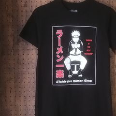 RIPPLE JUNCTION　ナルト疾風伝　「ラーメン一楽　"RAMEN IS THE BEST PLEASURE" 　Ichiraku Ramen Shop」　プリントTシャツ　サイズＳ