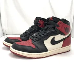 【中古】Nike Air Jordan 1 Retro High OG Bred Toe サイズ27cm 555088-610 ナイキ[91]