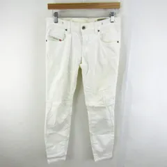 ディーゼル デニムパンツ ボトムス スーパースリムスキニー ジーンズ レディース 26サイズ ホワイト DIESEL 【中古】