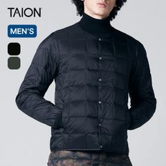 【新品】TAION タイオン ベーシッククルーネックボタンインナーダウンジャケット メンズ TAION-104