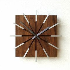 美品 ART WORK STUDIO Atlas2 壁掛け時計 木製 北欧 - メルカリ