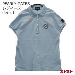 訳あり パーリーゲイツPEARLY GATES ブルーグレー ポロシャツ - メルカリ