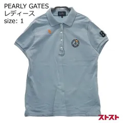 PEARLY GATES パーリーゲイツ 半袖ポロシャツ ブルー系 1 [240001910131]#