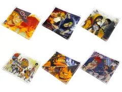 【中古】皿・茶碗 全6種セット ガラスプレート「一番くじ ワンピース グレートバンケット」 I賞