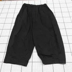 ◇ ⊂ nod ノッド チノ クロップド サーカス パンツ サイズLL ブラック系 レディース E  【1509180007926】